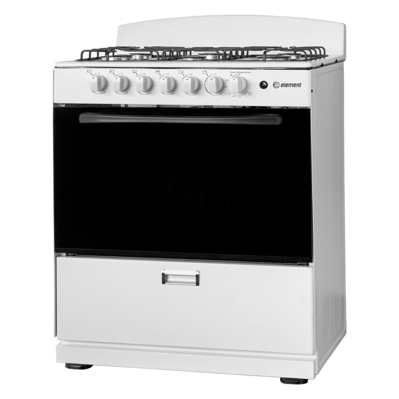 Element 4.0 Cu. Ft. 30” 6-Burner Gas Range - White (EEGR3A6MCCW) view 2