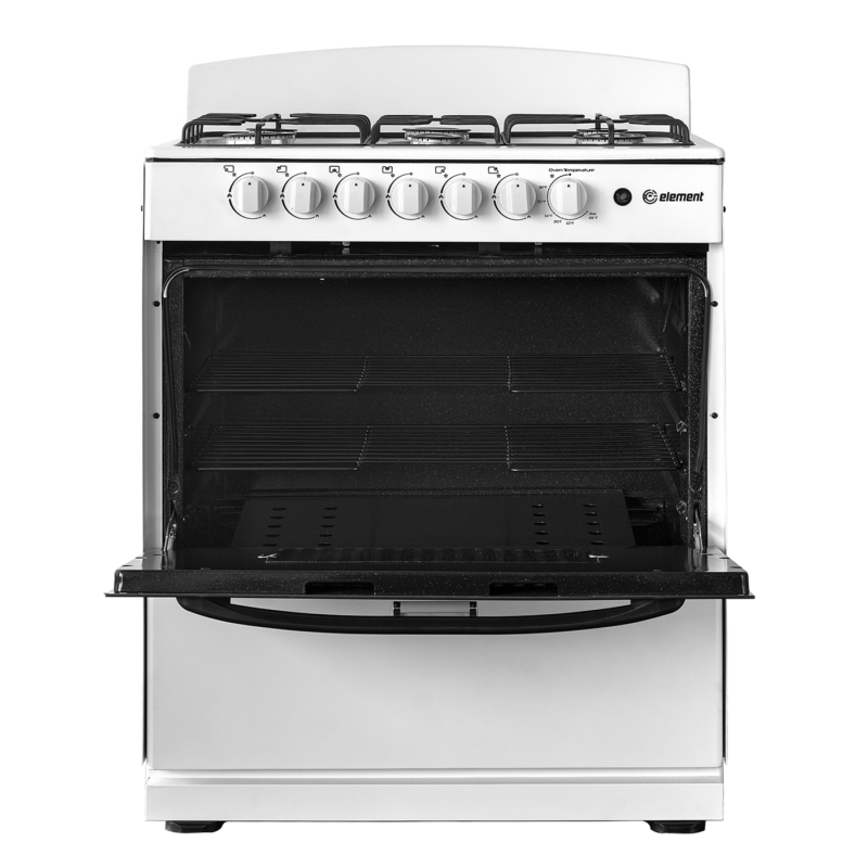 Element 4.0 Cu. Ft. 30” 6-Burner Gas Range - White (EEGR3A6MCCW) view 4