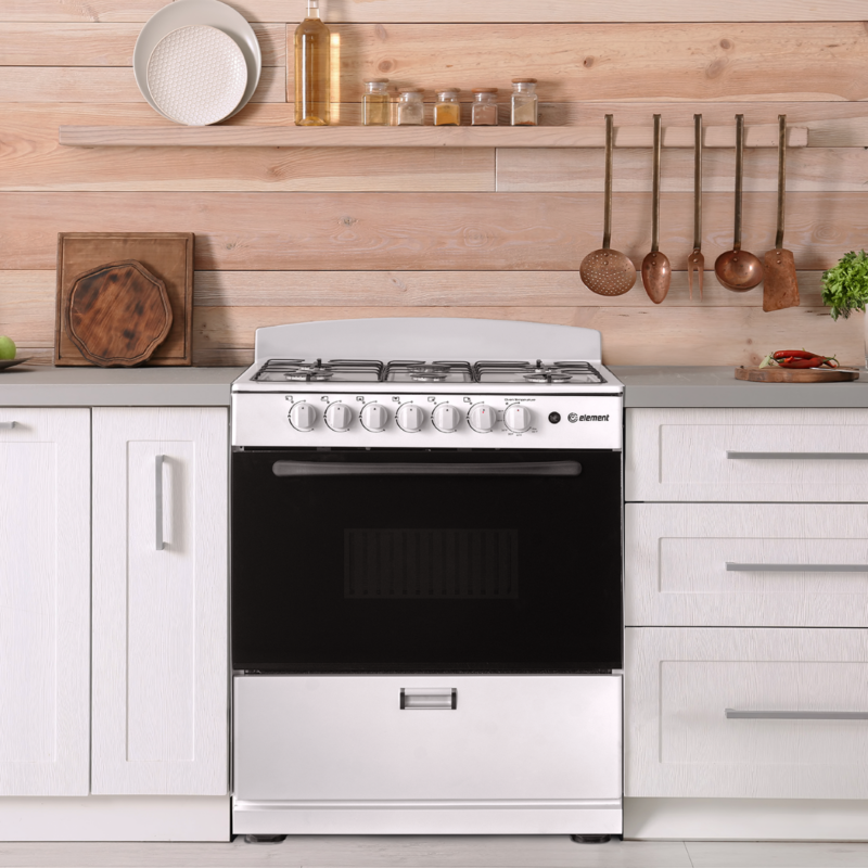 Element 4.0 Cu. Ft. 30” 6-Burner Gas Range - White (EEGR3A6MCCW) view 9