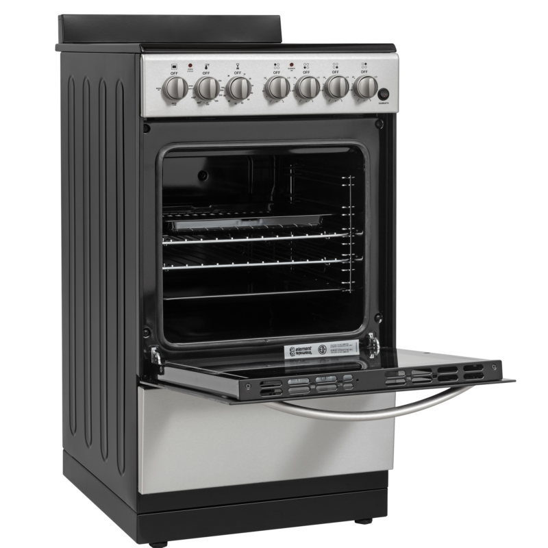 Element 1.9 Cu. Ft. 20” Electric Range - Stainless Steel (EER204MSCS) view 3