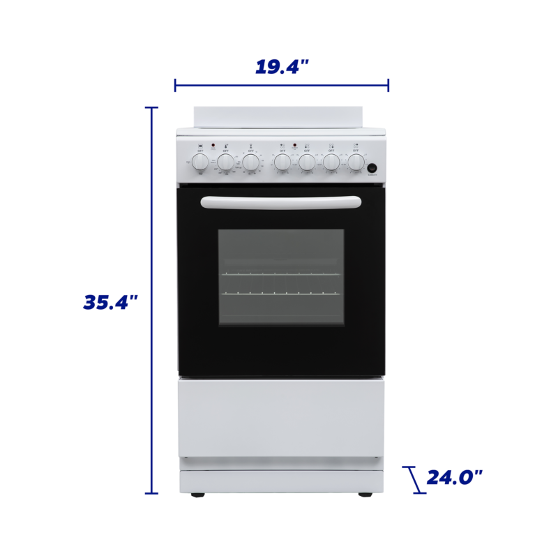 Element 1.9 Cu. Ft. 20” Electric Range - White (EER204MSCW) view 10