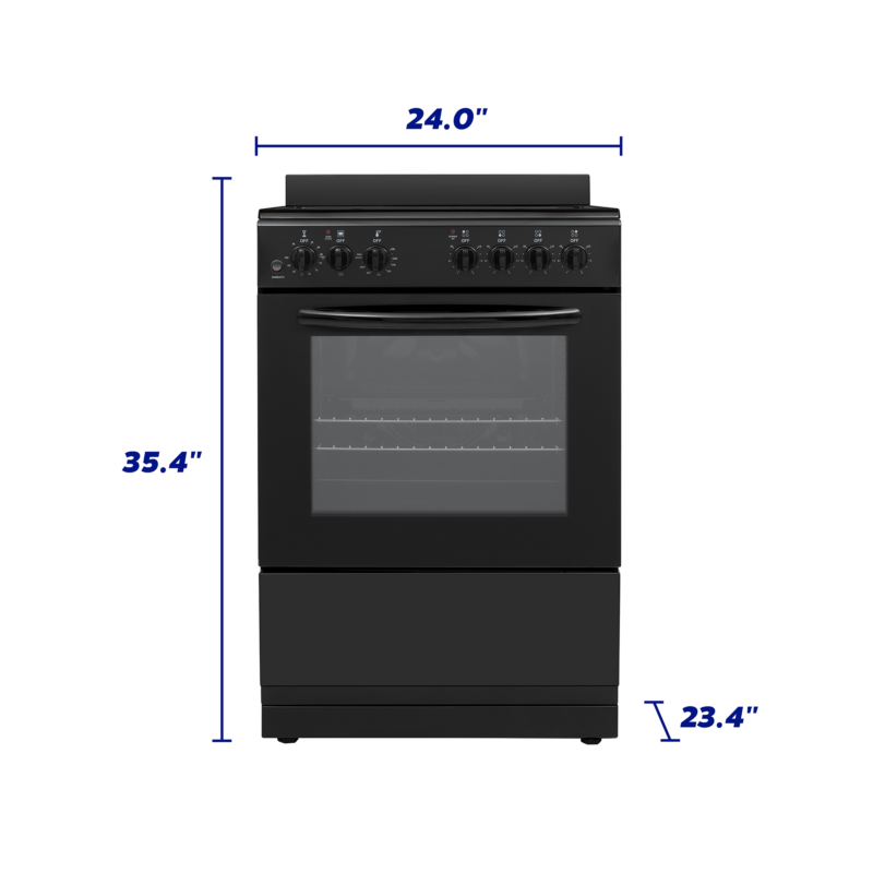 Element 2.4 Cu. Ft. 24” Electric Range - Black (EER244MSCB) view 10