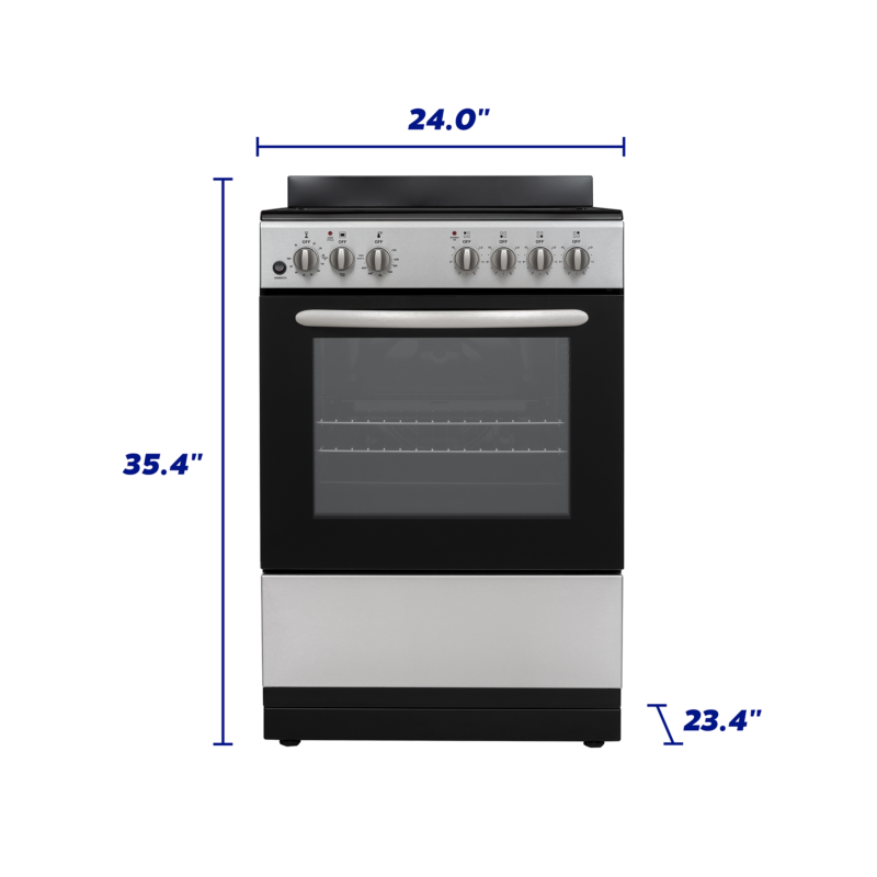 Element 2.4 Cu. Ft. 24” Electric Range - Stainless Steel (EER244MSCS) view 10