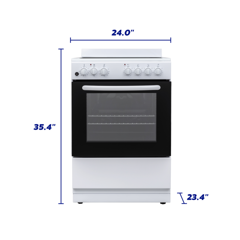 Element 2.4 Cu. Ft. 24” Electric Range - White (EER244MSCW) view 10