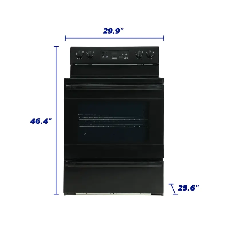 30'' 4 Heating Elements 5.2 cu. ft. Electric Range EER34MSCB