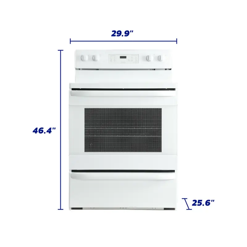 30'' 4 Heating Elements 5.2 cu. ft. Electric Range EER34MSCW