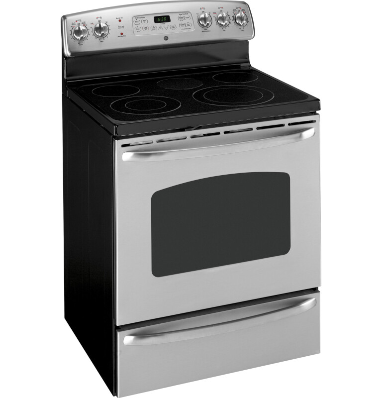 GE Eterna 30" Free-Standing Electric Range Stainless Steel EER4001NSS Picture 1