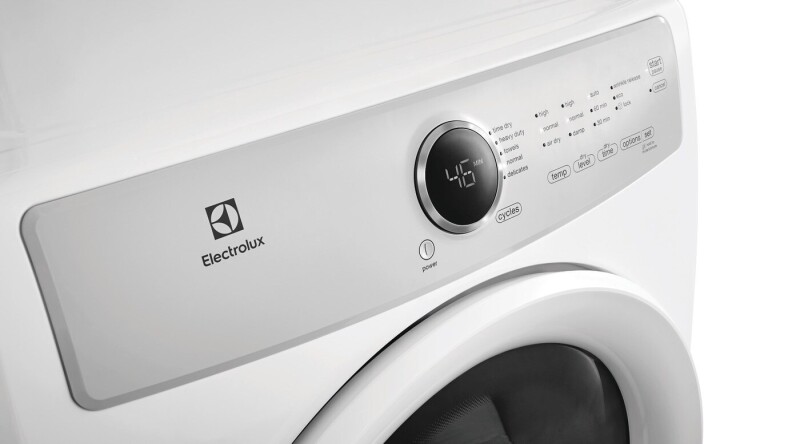 Front Load Electric Dryer with 5 cycles - 8.0 Cu. Ft. EFDE317TIW