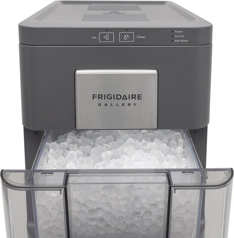 44-lb Touchscreen Countertop Nugget Ice Maker with Self-Clean - Black EFIC255BLACK