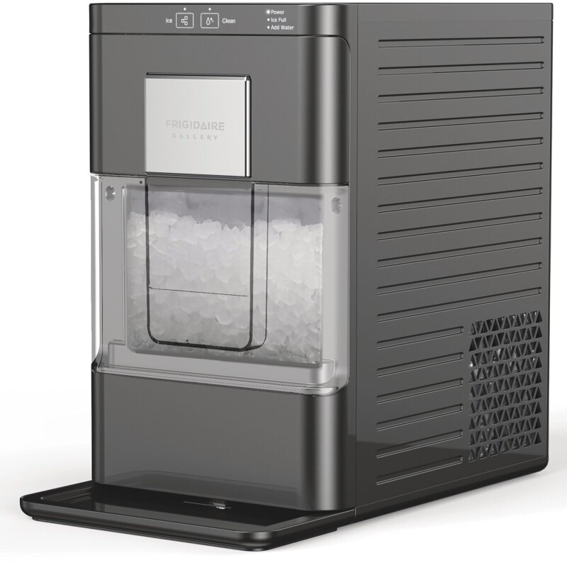 44-lb Touchscreen Countertop Nugget Ice Maker with Self-Clean - Black EFIC255BLACK