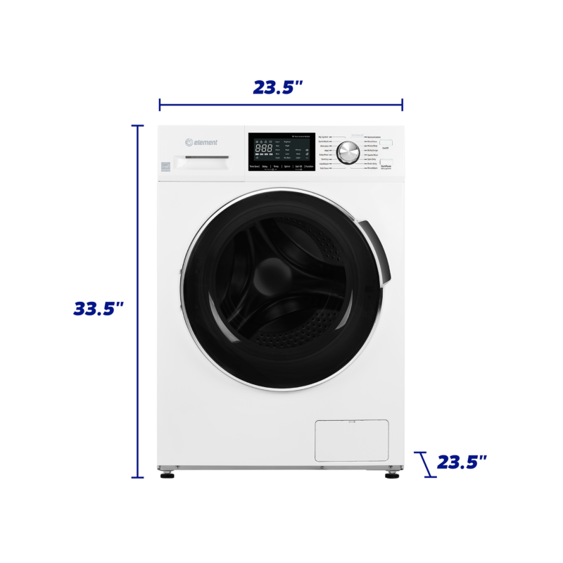 Element 24-inch 2.7 cu. ft. Compact Front Load Washer – White, ENERGY STAR (EFL2724BW) EFL2724BW, product image 5 of 6