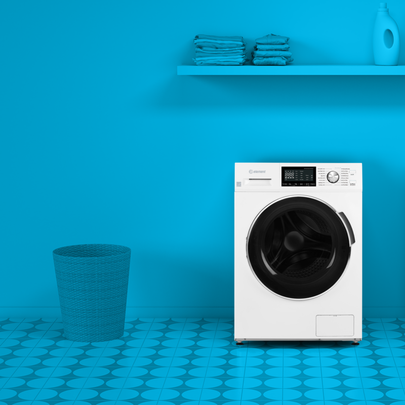 Element 24-inch 2.7 cu. ft. Compact Front Load Washer – White, ENERGY STAR (EFL2724BW) EFL2724BW, product image 6 of 6
