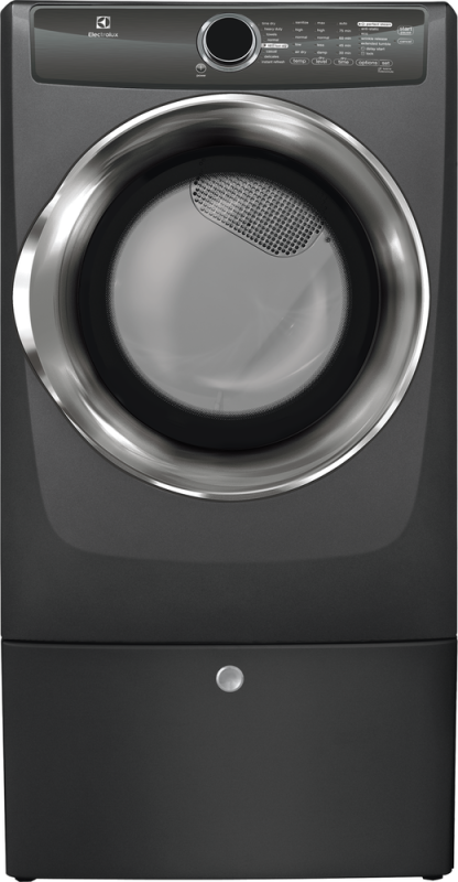 Front Load Perfect Steam Electric Dryer with Instant Refresh and 8 cycles - 8.0 Cu. Ft. EFMC517STT