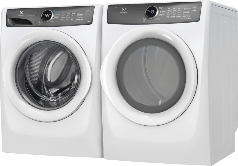 Front Load Perfect Steam Electric Dryer with 7 cycles - 8.0 Cu. Ft. EFME427UIW