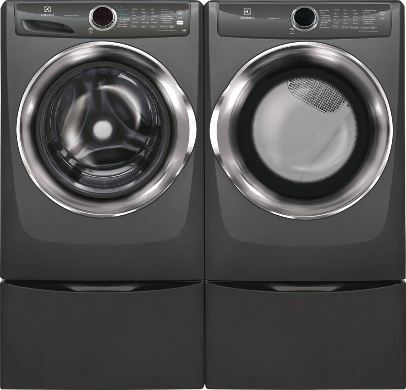 Front Load Perfect Steam Electric Dryer with LuxCare Dry and Instant Refresh - 8.0 Cu. Ft. EFME527UTT