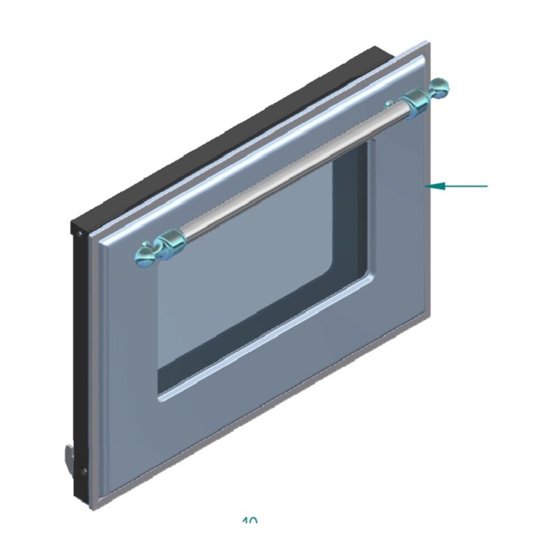 Complete Triple Glass Door Kit for UOV 60 E3 Ovens EG9622012000808