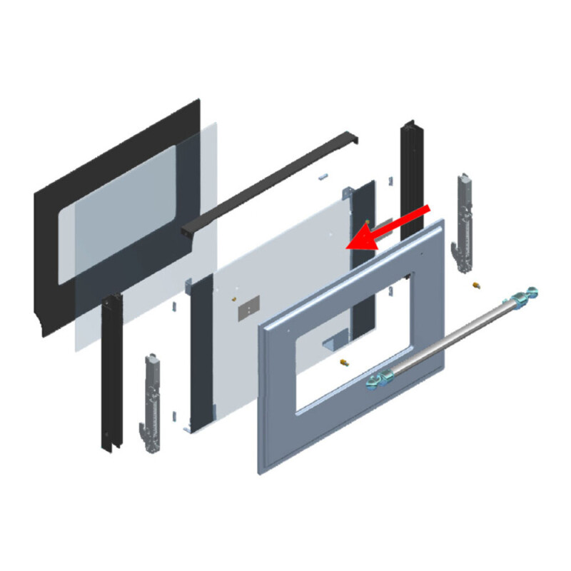 Door Glass for 40 inch Range UOV 60 E3 EG9860005000000