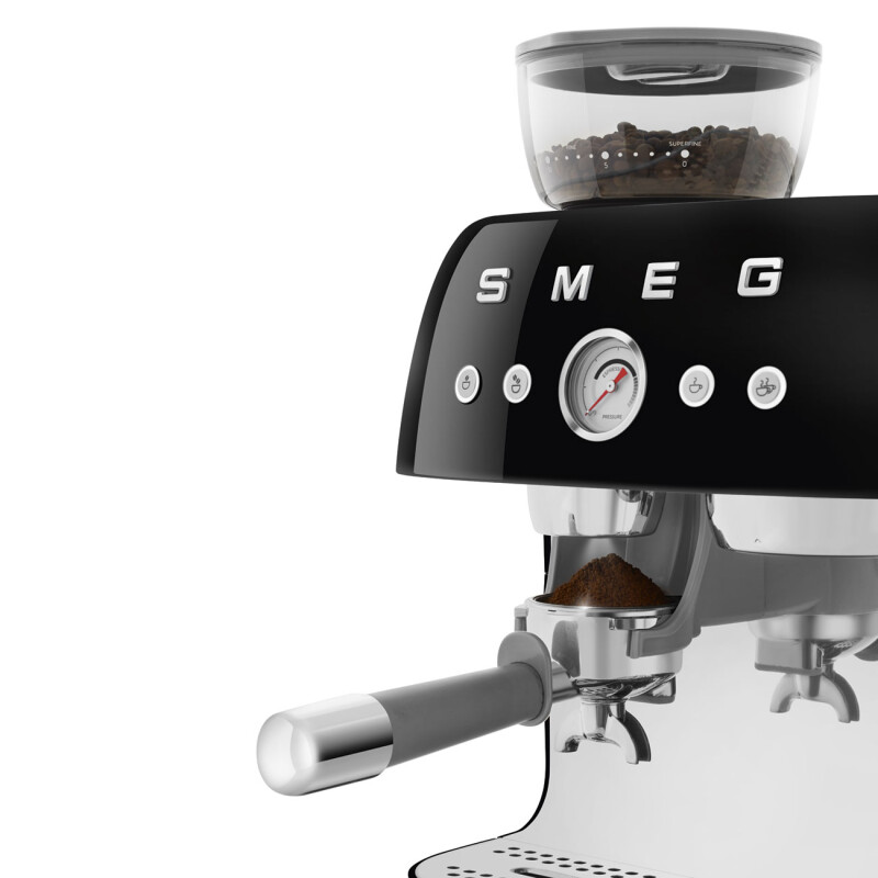 Manual Coffee Machine with grinder Retro-style EGF03BLUS