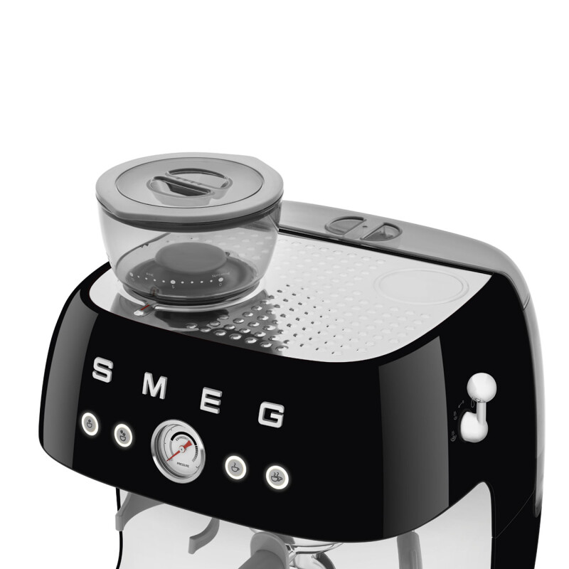 Manual Coffee Machine with grinder Retro-style EGF03BLUS