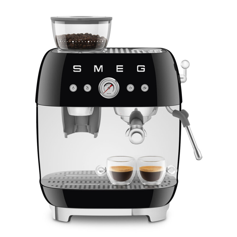 Manual Coffee Machine with grinder Retro-style EGF03BLUS