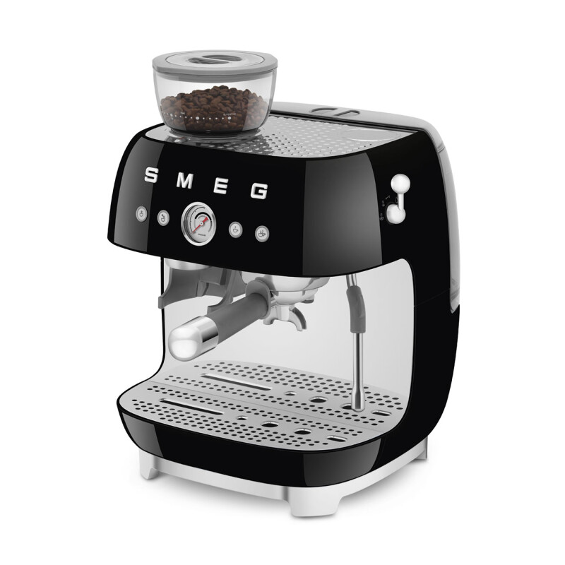 Manual Coffee Machine with grinder Retro-style EGF03BLUS