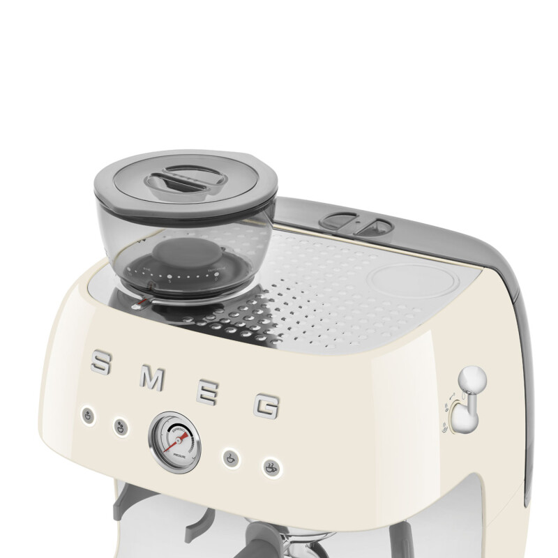Manual Coffee Machine with grinder Retro-style EGF03CRUS