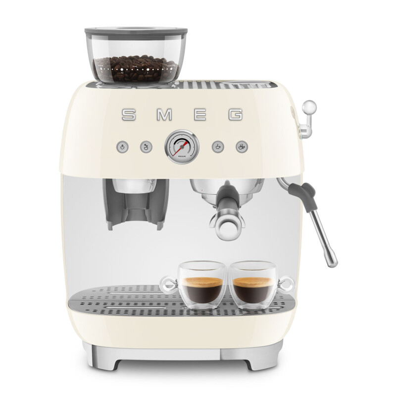 Manual Coffee Machine with grinder Retro-style EGF03CRUS