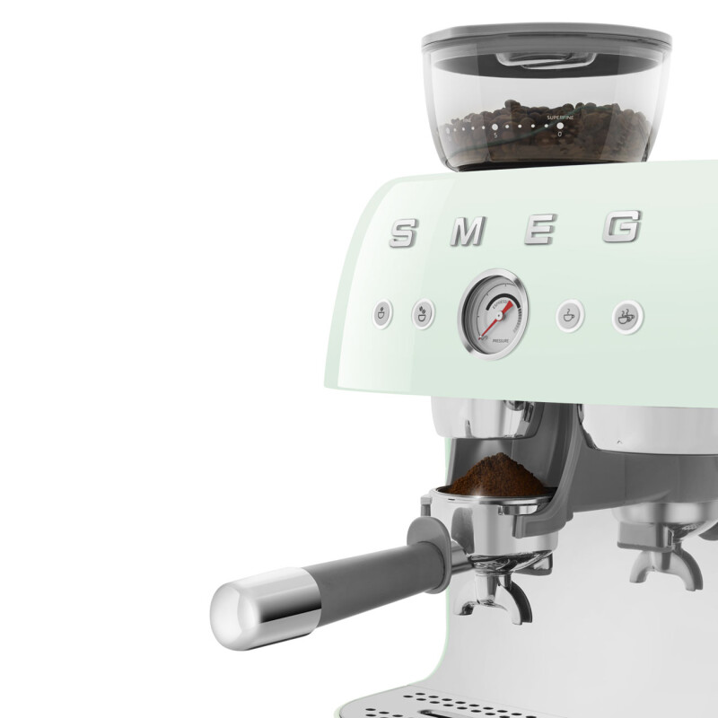 Manual Coffee Machine with grinder Retro-style EGF03PGUS