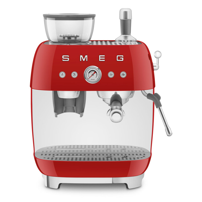 Manual Coffee Machine with grinder Retro-style EGF03RDUS