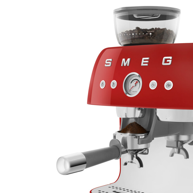 Manual Coffee Machine with grinder Retro-style EGF03RDUS