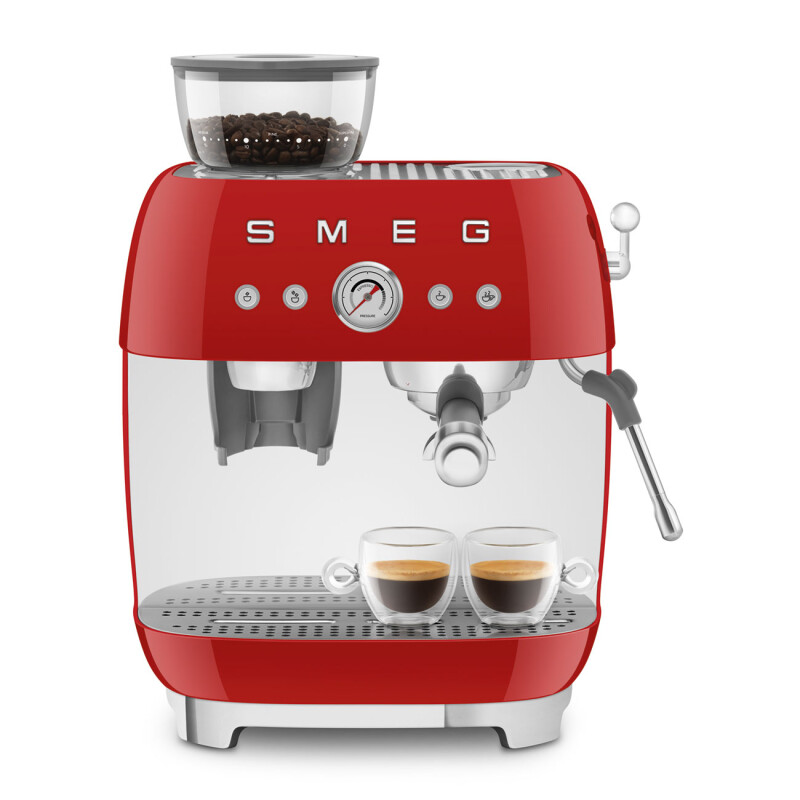 Manual Coffee Machine with grinder Retro-style EGF03RDUS