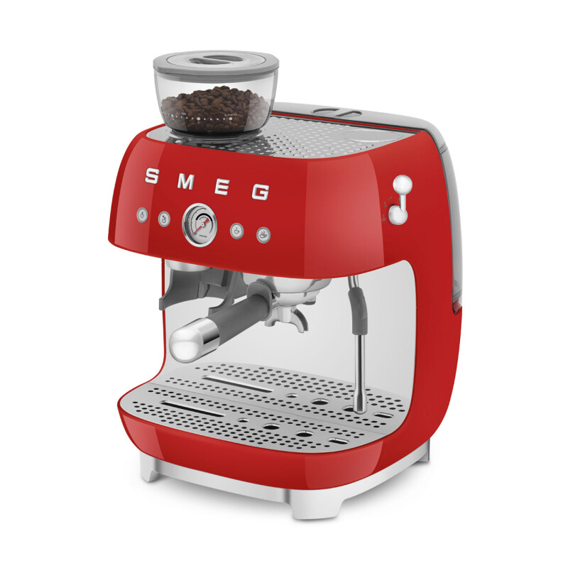 Manual Coffee Machine with grinder Retro-style EGF03RDUS