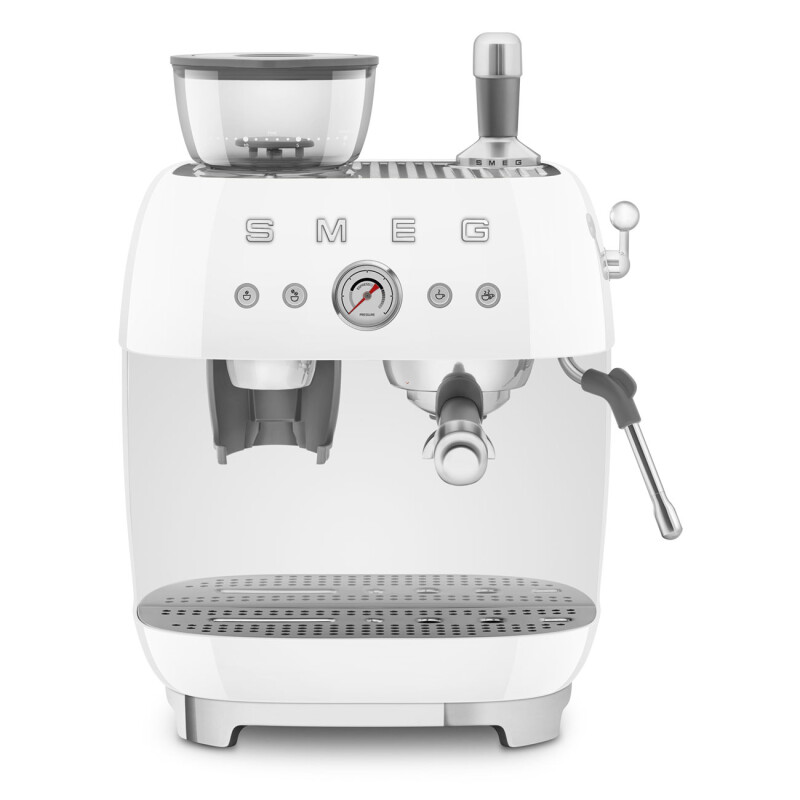 Manual Coffee Machine with grinder Retro-style EGF03WHUS