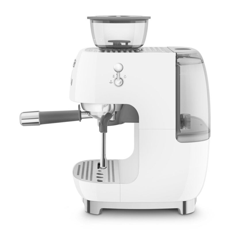 Manual Coffee Machine with grinder Retro-style EGF03WHUS
