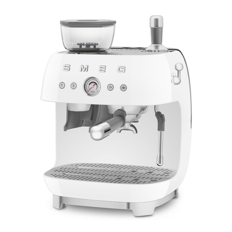 Manual Coffee Machine with grinder Retro-style EGF03WHUS
