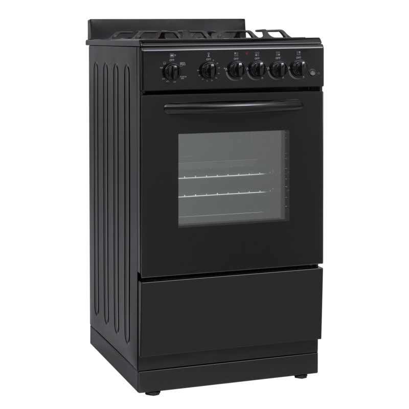 Element 1.9 Cu. Ft. 20” Gas Range - Black (EGR204MCCB) EGR204MCCB