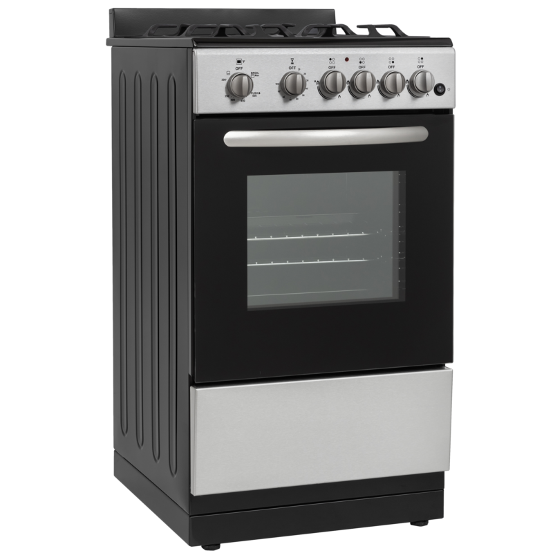 Element 1.9 Cu. Ft. 20” Gas Range - Stainless Steel (EGR204MCCS) view 2