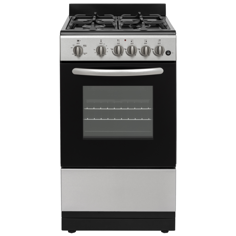 Element 1.9 Cu. Ft. 20” Gas Range - Stainless Steel (EGR204MCCS) view 5