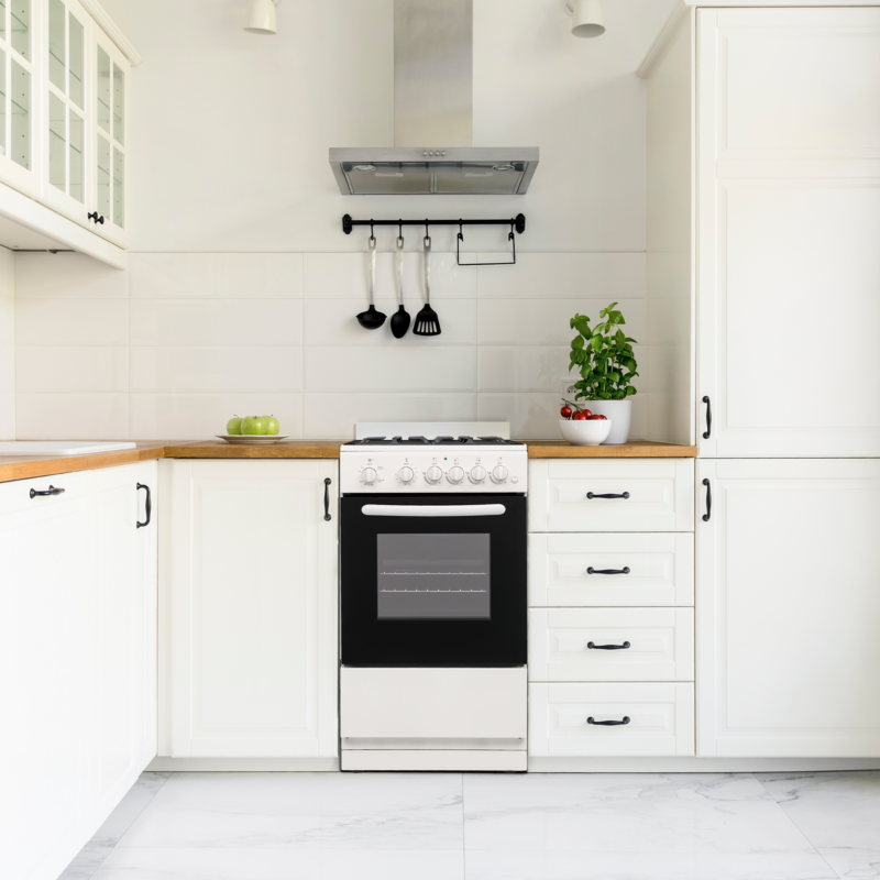 Element 1.9 Cu. Ft. 20” Gas Range - White (EGR204MCCW) EGR204MCCW