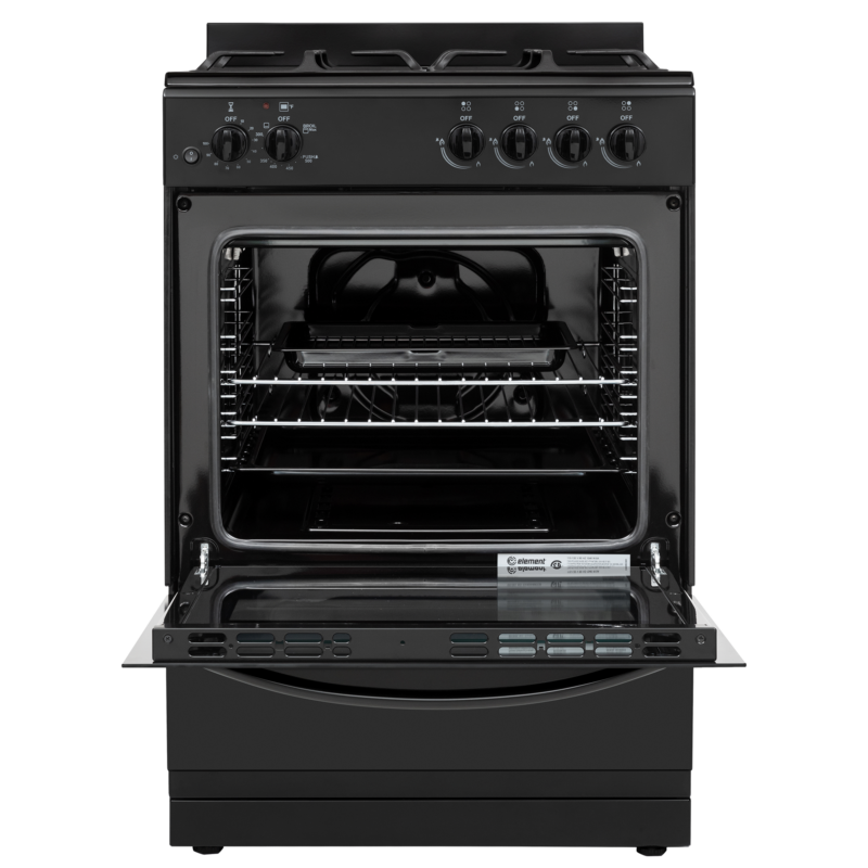 Element 2.4 Cu. Ft. 24” Gas Range - Black (EGR244MCCB) view 4