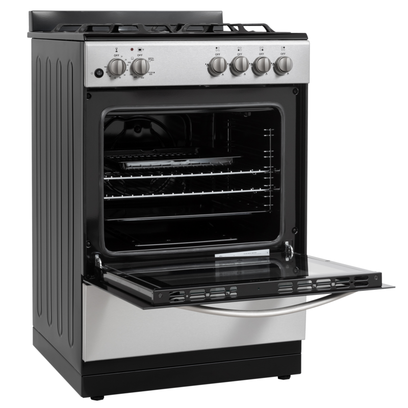 Element 2.4 Cu. Ft. 24” Gas Range - Stainless Steel (EGR244MCCS) view 3