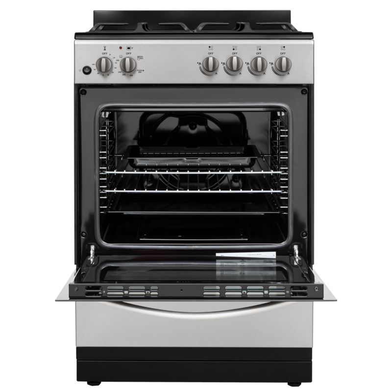Element 2.4 Cu. Ft. 24” Gas Range - Stainless Steel (EGR244MCCS) view 4