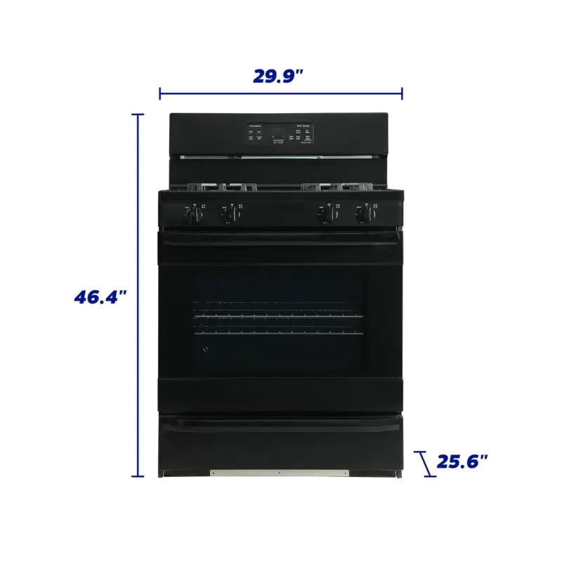 30'' 4 Burners 5.2 cu. ft. Gas Range view 9