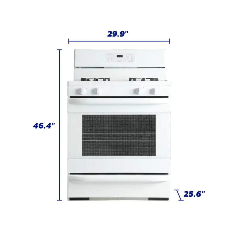 30'' 4 Burners 5.2 cu. ft. Gas Range EGR34MCCW