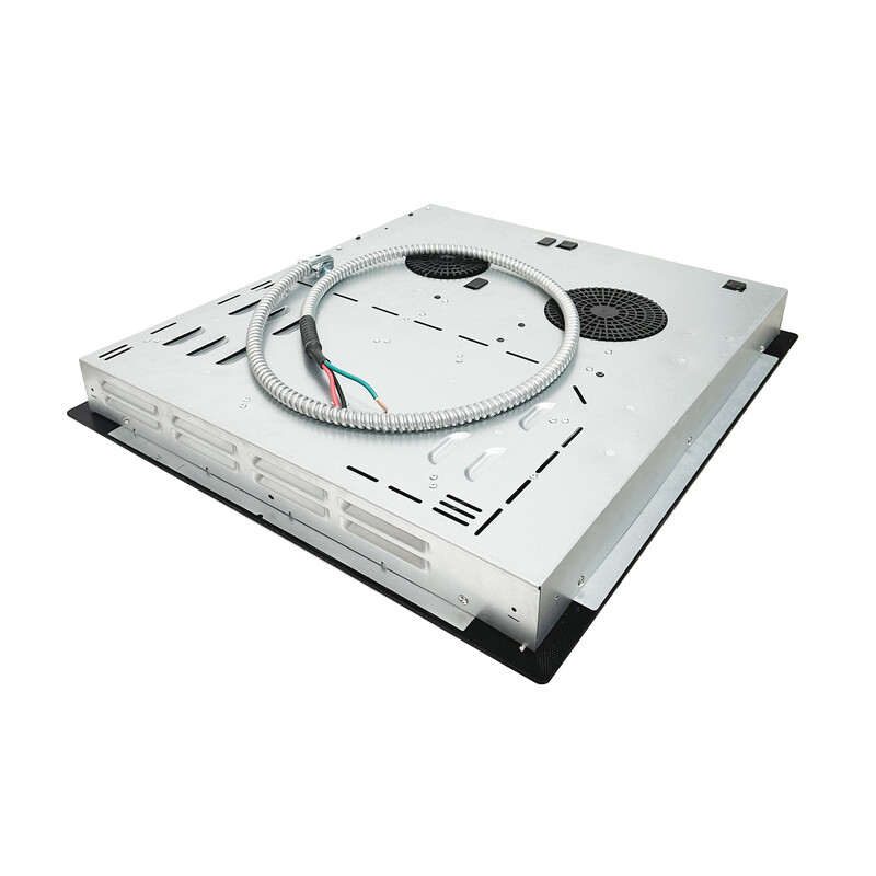 24 inch Electric Hybrid CERAMIC-INDUCTION 4 Burner Cooktop 9 Power 220V EHC23422, product image 13 of 16
