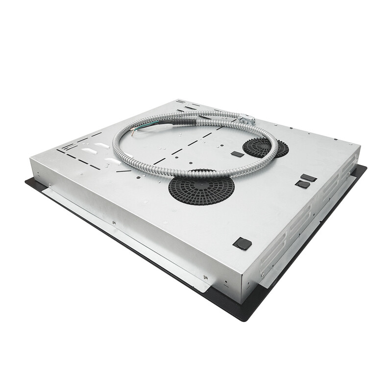 24 inch Electric Hybrid CERAMIC-INDUCTION 4 Burner Cooktop 9 Power 220V EHC23422, product image 14 of 16