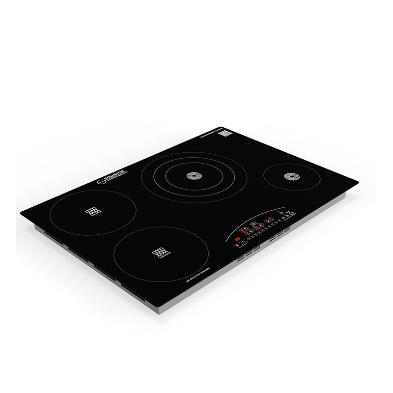 30 inch Electric Hybrid CERAMIC-INDUCTION 4 Burner Cooktop 9 Power 220V EHC30422, product image 9 of 18