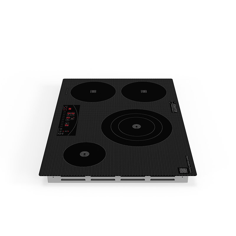 30 inch Electric Hybrid CERAMIC-INDUCTION 4 Burner Cooktop Design 220V EHC30422ED, product image 3 of 21