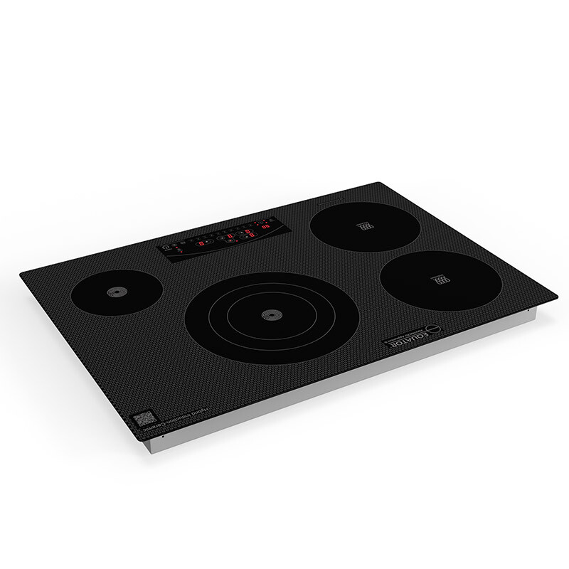 30 inch Electric Hybrid CERAMIC-INDUCTION 4 Burner Cooktop Design 220V EHC30422ED, product image 12 of 21