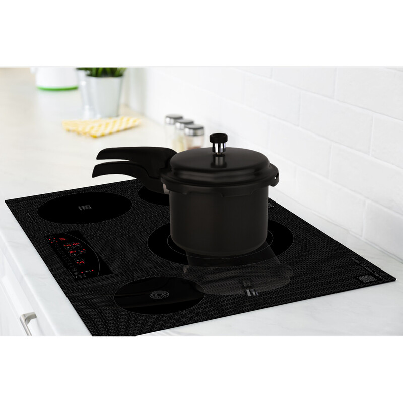 30 inch Electric Hybrid CERAMIC-INDUCTION 4 Burner Cooktop Design 220V EHC30422ED, product image 14 of 21